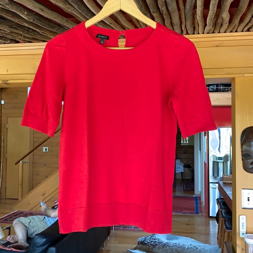 Talbots Short Sleeve Knit Top